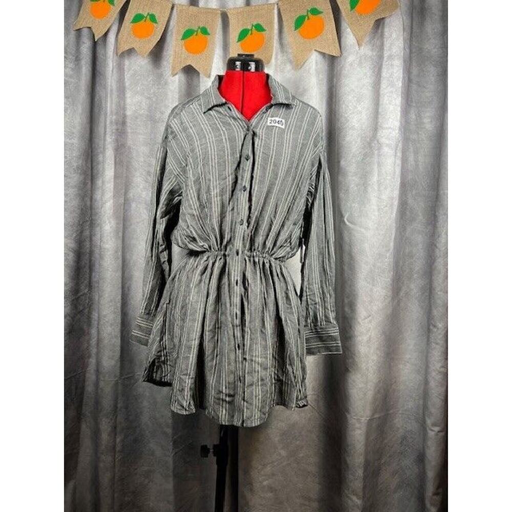 O'Neill Women's Cami Dress Swim Cover up Stripe Slate XSmall New Without Tag's.